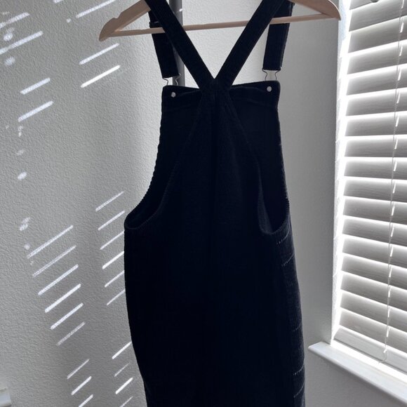 Wild Fable Black Corduroy Overall Dress – Size S - Picture 4 of 5
